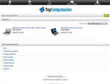 Tablet Screenshot of lenovo.topcomputacion.com.ar